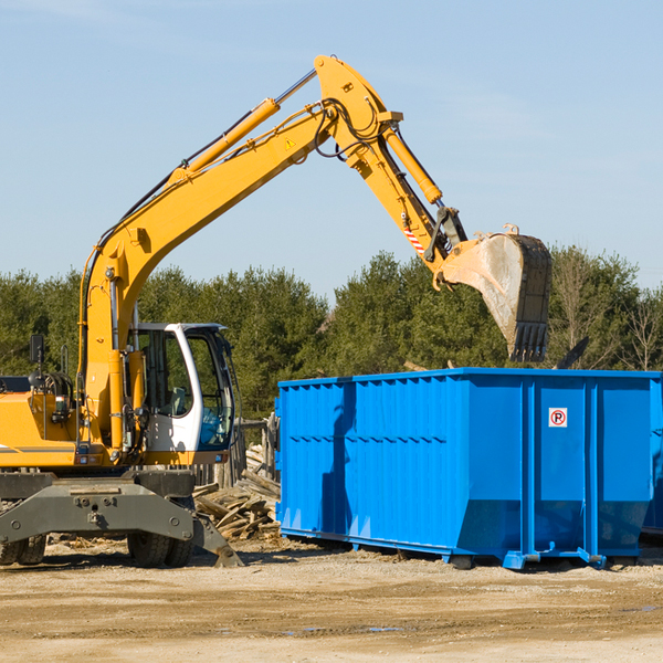 are there any restrictions on where a residential dumpster can be placed in Sciotodale